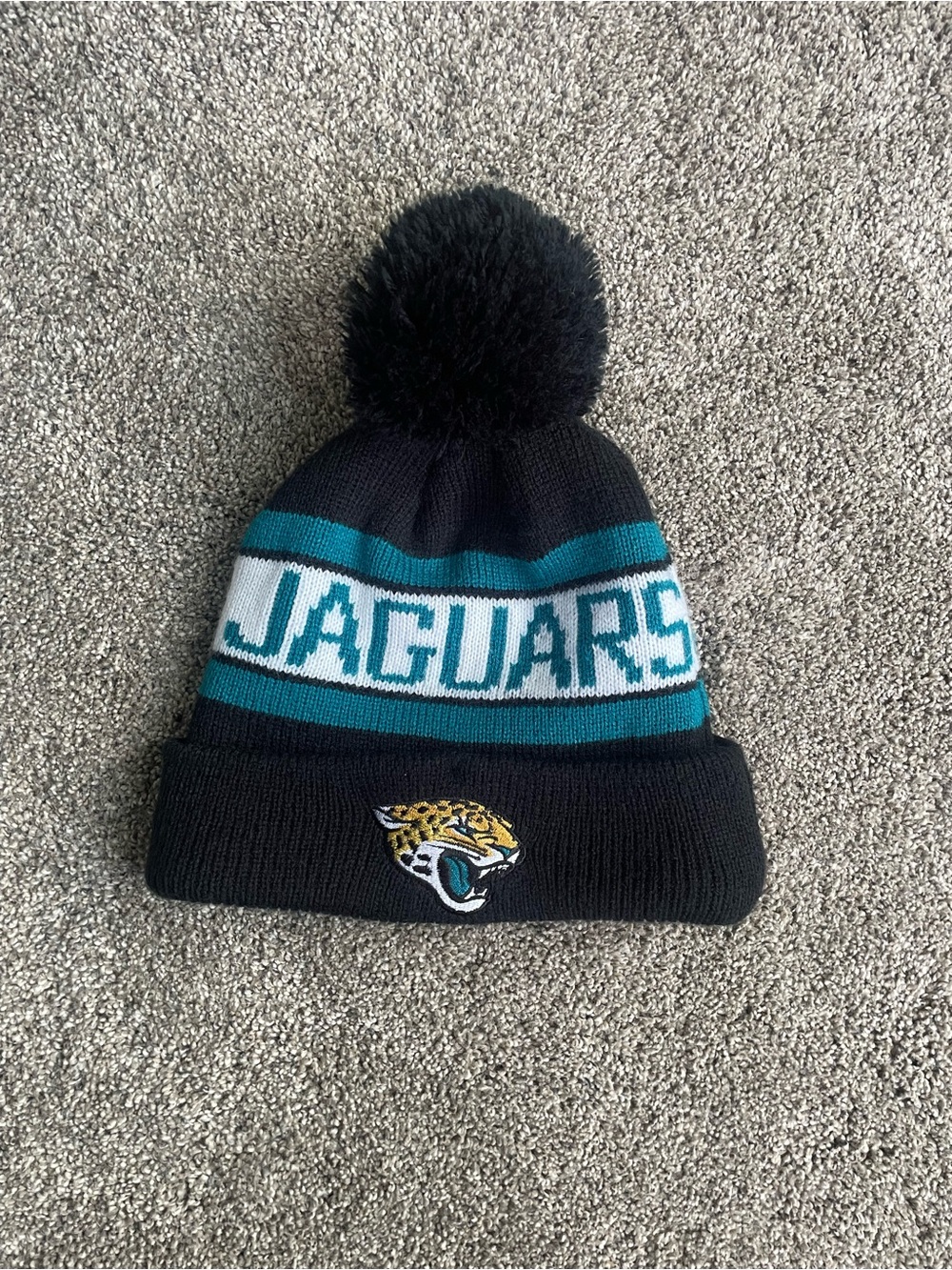Jacksonville Jaguars NFL Beanie Pom Pom Winter Knit Hat